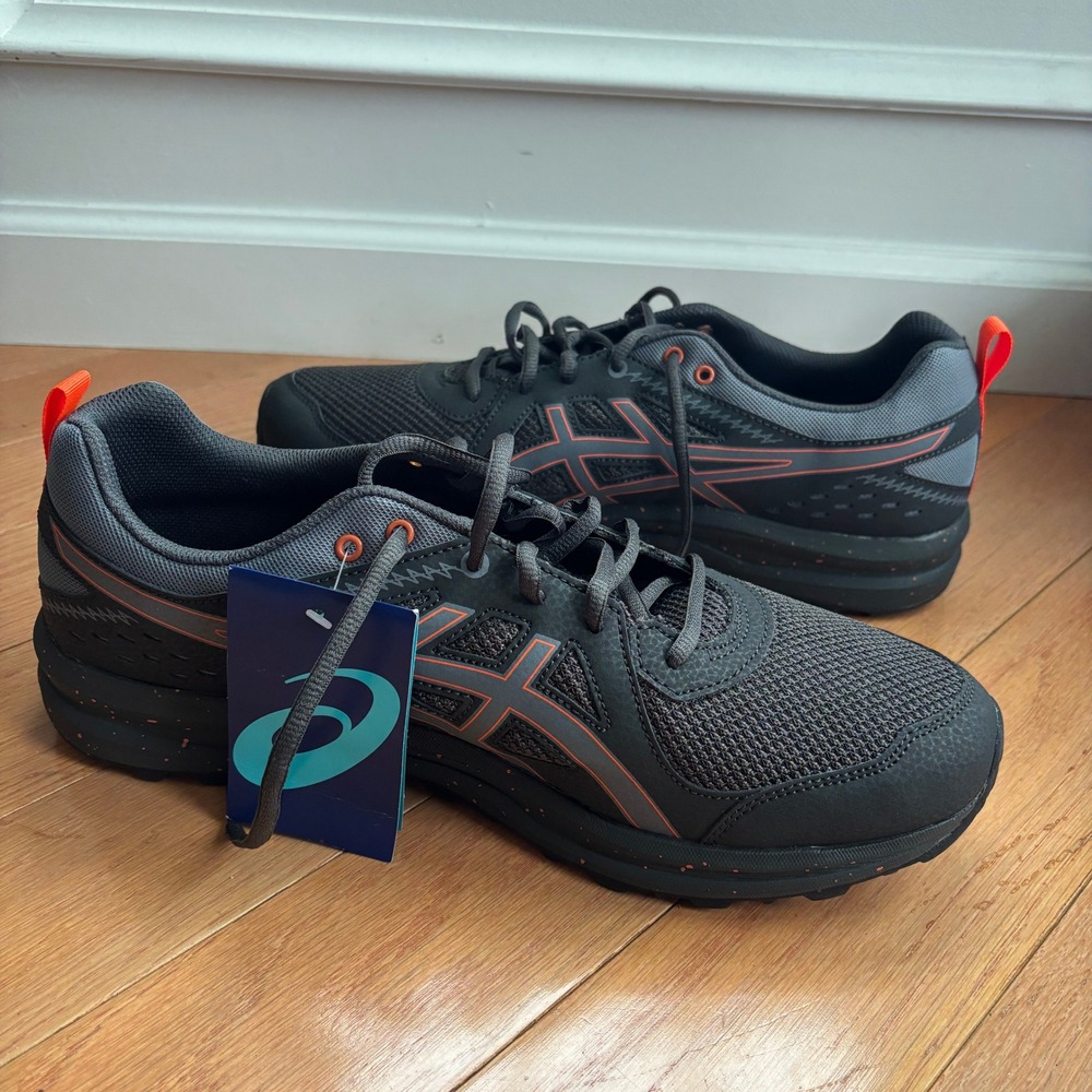 Asics Running Shoes Mens 11.5 Extra Wide Torrance Trail Graphite Grey NEW W/ BOX